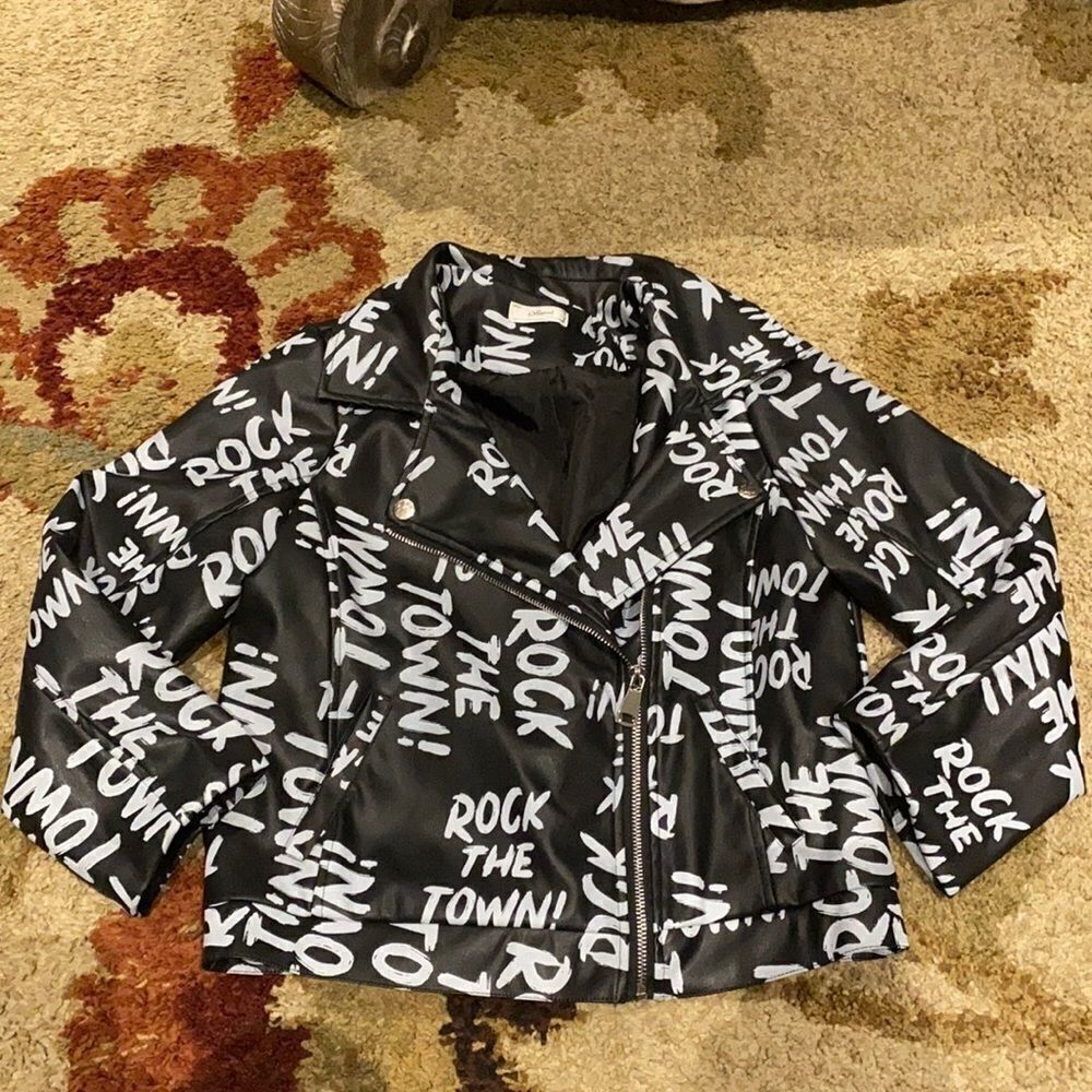 ❤️ Disney D Signed Moto Jacket “Rock The Town”❤️